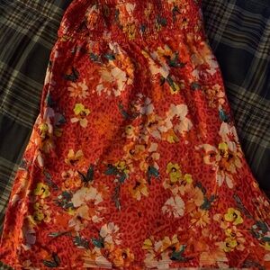 Floral super soft smock shorts Never Worn